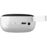 Music - Btspkmsmini3w - Bluetooth Luidspreker - Wit - Oplaadbare Batterij - 4 uur Accuduur