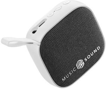 Music - Btspkmsmini3w - Bluetooth Luidspreker - Wit - Oplaadbare Batterij - 4 uur Accuduur