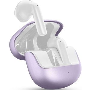 cellularline CALL PURELY Bluetooth hoofdtelefoon ENC, 4 microfoons, ENC ruisonderdrukking, 32 uur batterijduur, multipoint-verbinding, Easy-Pick-design, violet