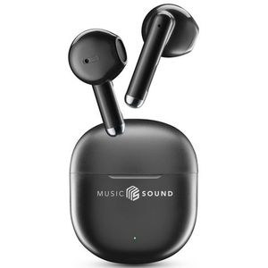 Music Sound Btmstwsbreezek (Geen ruisonderdrukking, 3.50 h, Draadloze), Koptelefoon, Zwart