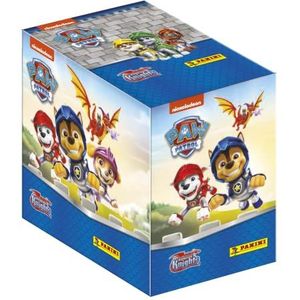 Panini 004386BOX50F Paw Patrol Rescue Knights – Mission Ridder – doos met 50 hoezen