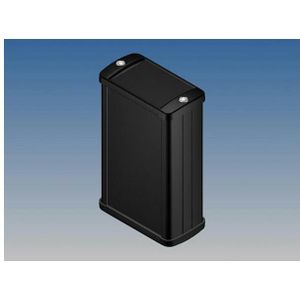 Velleman - TK12-E.9 - Aluminium Behuizing - Zwart - 100 x 59.9 x 30.9 mm - Met Flens
