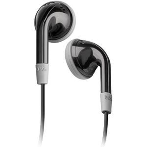 SBS Studio MIX 20 in-ear hoofdtelefoon met 3,5 mm universele jackkabel, 1 m lange kabel, oproepen beantwoorden/beëindigen van oproepen, licht en comfortabel
