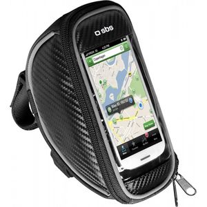 SBS - Bike Bag - Smartphone Hoes - Zwart - Universele Compatibiliteit