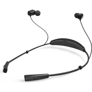 SBS Draadloze hoofdtelefoon voor in de oren om rond de nek te dragen (10 h, Draadloze), Koptelefoon, Zwart
