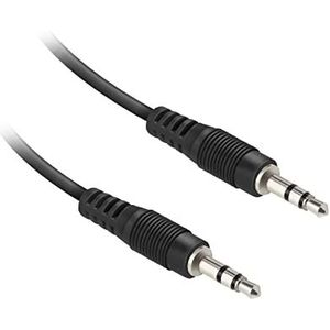 Ekon Jack kabel 3,5 mm AUX-kabel, 5 meter, mannelijk, voor stereo-installatie, luidspreker, mixer, laptop, hoofdtelefoon, MP3, iPod, smartphone, tablet