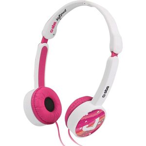 SBS Koptelefoon met volumebegrenzing tot 85 db (Draadloze), Koptelefoon, Roze