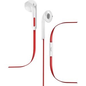 SBS Stereo oortelefoon met kabel: Studio Mix 99 (Bedraad), Koptelefoon, Rood