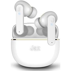 Sbs Jaz Loop Tws TrueWireless Stereo hoofdtelefoon, wit, in-ear, 400 mAh basis, draadloos oplaadbaar, knoppen voor muziekbeheer en telefoongesprekken, geïntegreerde microfoon
