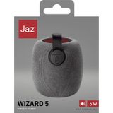 SBS JAZ draadloze luidspreker WIZARD 5 Watt audio-luidspreker voor Android-smartphones, iPhone, tablet en laptop, volumeregeling en sleutelkoord, tot 6 uur na elkaar muziek