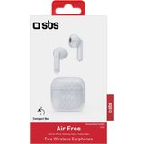 SBS TWS Air Free Hoofdtelefoons True Wireless Stereo (TWS) In-ear Oproepen/muziek Oplaadhouder Wit