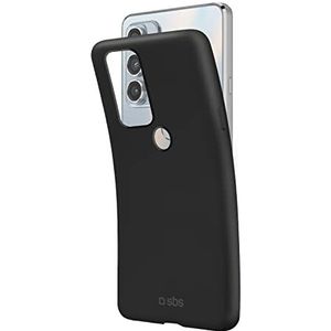 Beschermhoes voor Motorola Edge 20 5G, zacht, krasbestendig, schokbestendig, dun, glad, chic, eenvoudig aan te brengen, zwart
