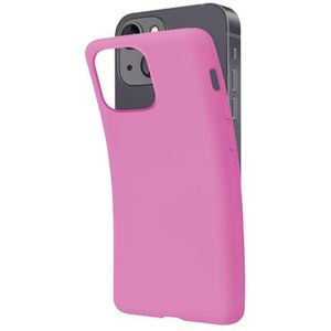 SBS iPhone 13 Pink Pantone 673C hoes zacht flexibel krasbestendig dun comfortabel in de tas hoes compatibel met draadloos opladen