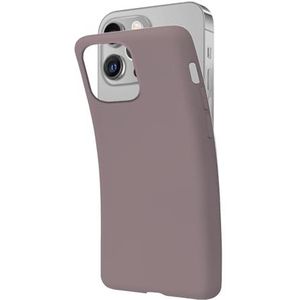 SBS Beschermhoes voor iPhone 13 Pro, bruin hout Pantone 437 C, zacht en flexibel, krasbestendig, dun, comfortabel in de tas, compatibel met draadloos opladen