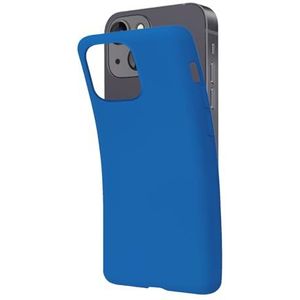 SBS Pantone 2145 C Beschermhoes voor iPhone 13 Mini, blauw, zacht, flexibel, krasbestendig, dun, comfortabel in tas, compatibel met draadloos opladen