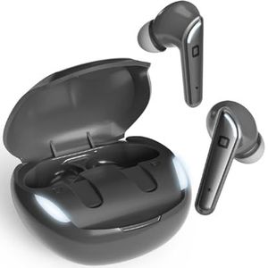 SBS TWS True Wireless Gaming hoofdtelefoon, 10 m bereik, draadloze hoofdtelefoon met lage latentie, 6 uur op rij speeltijd, boog, oordopjes en oplaadkabel inbegrepen