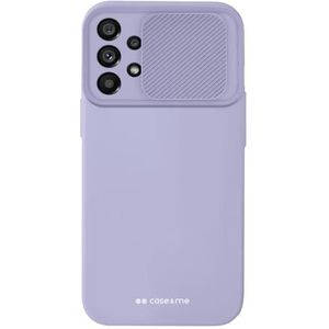 case&me Coque de protection complète pour appareil photo, Samsung Galaxy A33, protection appareil photo amovible, violet