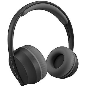 SBS SKIDUP Draadloze hoofdtelefoon met microfoon en geïntegreerde bedieningselementen, gevoerde oordopjes en verstelbare hoofdband, tot 20 uur muziek en oproepen, USB-C-oplaadkabel inbegrepen