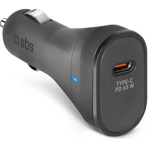 Unbekannt - SBS - Power Delivery Autolader - 65W - USB-C - Geschikt voor Mobiele Telefoons
