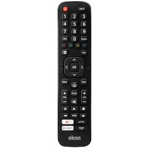 Ekon Télécommande universelle pour TV et Smart TV Hisense, télécommande de remplacement avec contrôle intuitif, raccourcis pour applications et services de streaming, sans installation immédiate prête