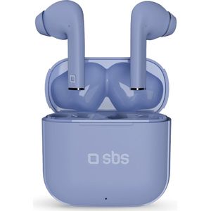 SBS Beat Free True Wireless stereo oortelefoon met aanraakbediening (3 h, Draadloze), Koptelefoon, Blauw