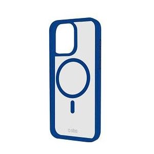 sbs Mag Frame Handy-Cover für Apple iPhone 15 Pro Max transparent, blau