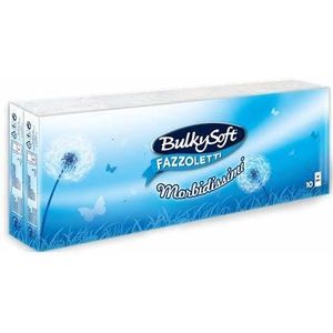 Bulkysoft zakdoeken 3-laags (1 verpakking met 10 verpakkingen)
