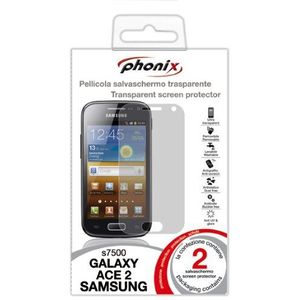 Phonix S7500SP2 displaybeschermfolie voor Samsung S7500 Galaxy Ace Plus, 2 stuks