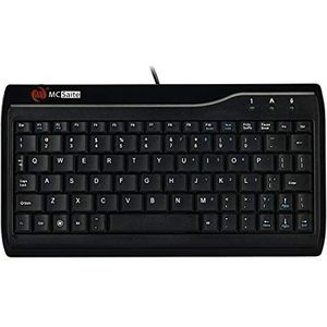 ZAORUN Computer Toetsenbord Saite -8017 Bedraad 78 toetsen Mini Multimedia Computer Toetsenbord (Kleur: Zwart)