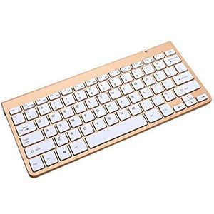 ZAORUN Computer Draadloos toetsenbord, USB Externe Notebook Desktop Computer Universele Mini Draadloze Toetsenbord Muis, Stijl: Toetsenbord (Kleur: Tyrant Gold)