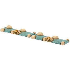 THUN - Set van 2 stuks rivierrecht, klassieke kribbe - keramiek - 15 x 5,6 x 2,1 cm.