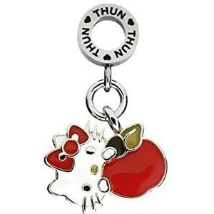 THUN ® - Charm Hello Kitty appel – metaal – 1,3 x 1,4 cm