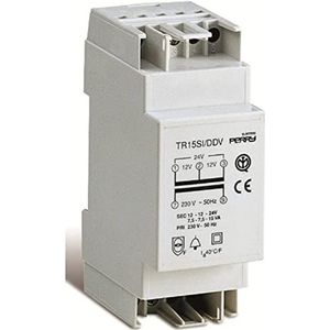 Perry 1TDTR015/DDV transformator voor continue service, 15 V, wit