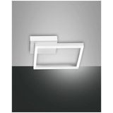 Fabas Luce Bard Wandleuchte LED 1x22W Metall- und Methacrylat Weiss