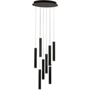 Fabas Luce LED hanglamp Prado, dimbaar, zwart