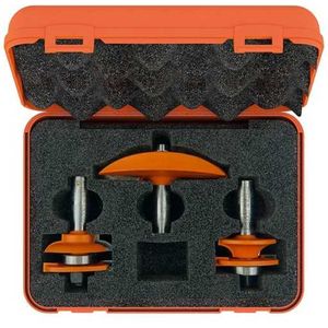 CMT - 3-delige keukendeurfrezenset, profiel D, HW - Frees - Snijgereedschappen - Profielfrees - 1 Stuk(s)