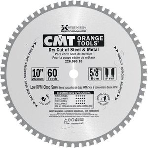 CMT 226.060.10M HW Mega Cirkelzaagblad - 254 x 30 x 60T - Metaal/Staal