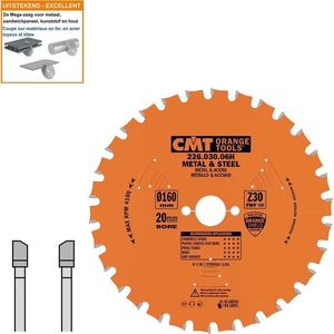CMT Orange Tools 226.030.06H cirkelzaag voor metaal, 160 x 1,5 x 60 cm, z 30 tcg
