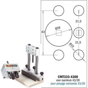 CMT - Boorkop - Boor - Snijgereedschappen - Multifunctionele boor - 1 Stuk(s)