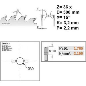 CMT - Schulpzaag - Zaagblad - Zagen - 1 Stuk(s)