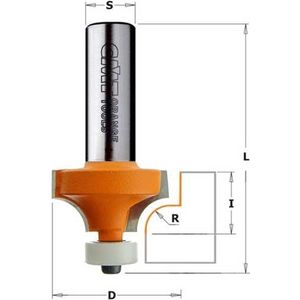 CMT - Kwart Oprond Frees - Gatenfrees - Snijgereedschappen - 1 Stuk