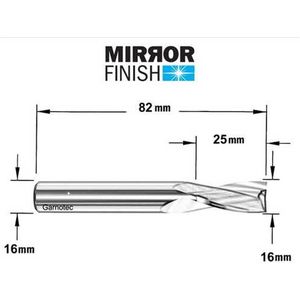 CMT - Spiraalfrees voor aluminium en PVC, HWM positive snijhoek - Frees - Snijgereedschappen - Profielfrees - 1 Stuk(s)