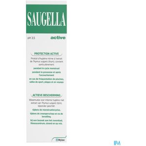 Saugella - Active - Vaginale Wasemulsie - Thymus Vulgaris - 200ml