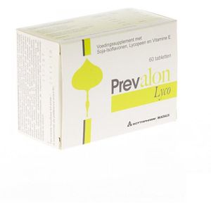 Prevalon Lyco Voedingssupplement - Vitamine E, lycopeen en soja-isoflavonen - 60 tabletten