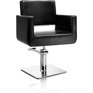 Xanitalia Pro Hair King Base kappersstoel, vierkant, zwart, 5470 g, zwart