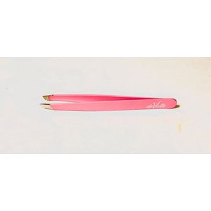 Xanitalia Pincet Afgeschuind Punt Roestvrijstaal RVS Roze - Tweezer