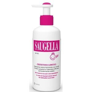 Saugella Girl pH Neutraal Intieme Zeep voor Meisjes, 200 Ml