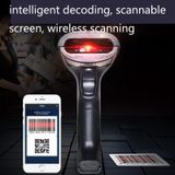 Netum H3 Draadloze Barcode Scanner Red Light Supermarkt Cashier-scanner met oplader  specificatie: tweedimensionaal