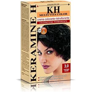 Keramine H crème restaurant-crème Castano donker - 3 verpakkingen 110 ml - totaal: 330 ml