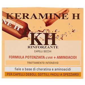Keramine H Ampullen op basis van keratine en aminozuren voor droog haar, 10 x 10 ml